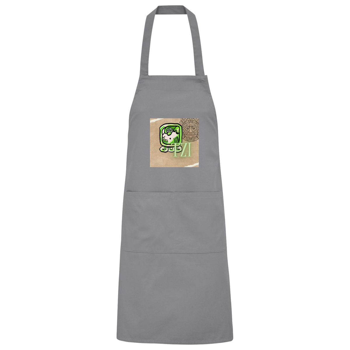 Organic Grillschürze Weißer Hund / Barbeque apron white dog