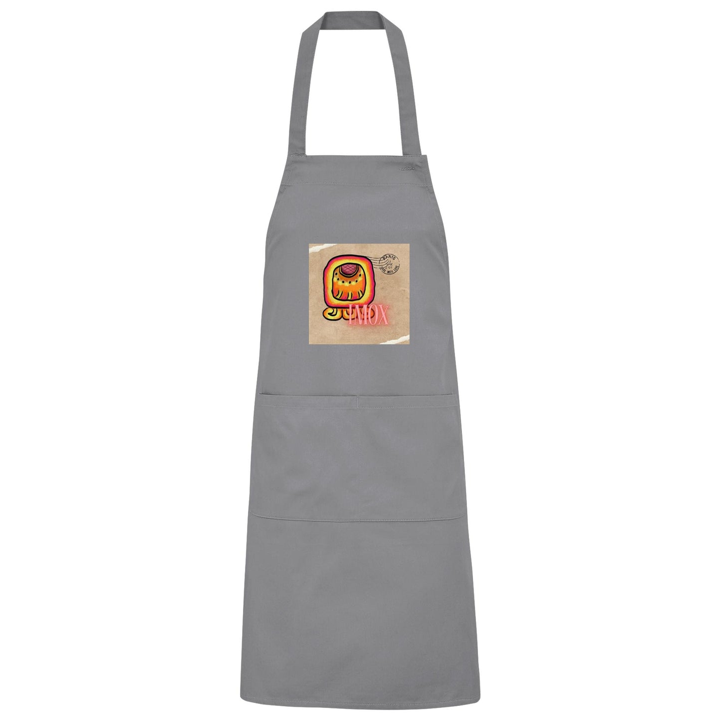 Organic Grillschürze Rotes Krokodil / Barbeque apron Red crocodile