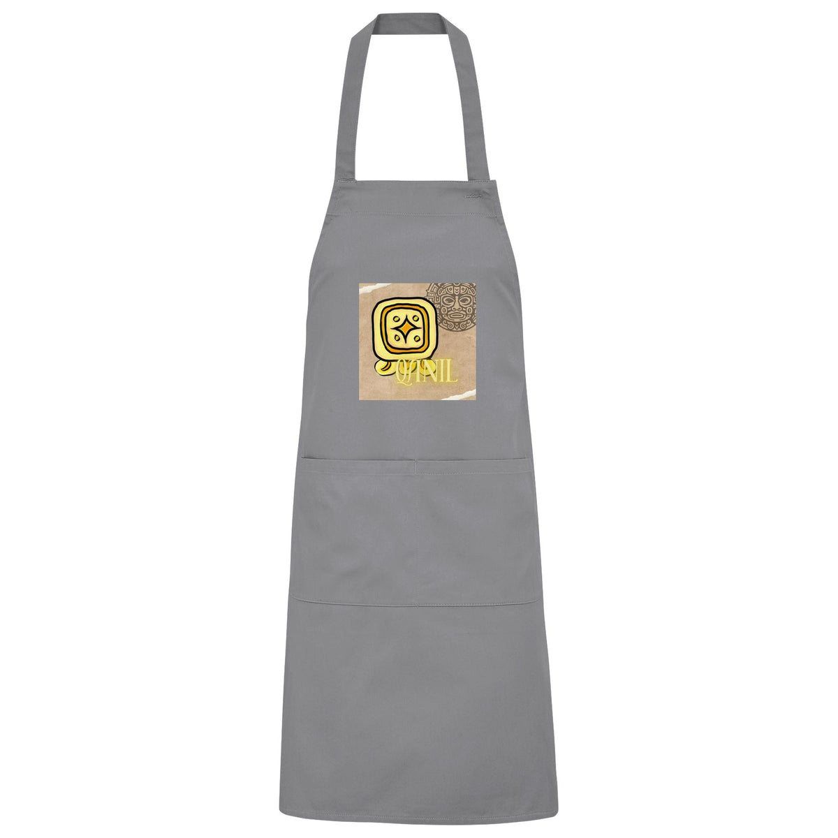 Organic Grillschürze Gelber Stern / Barbeque apron yellow star