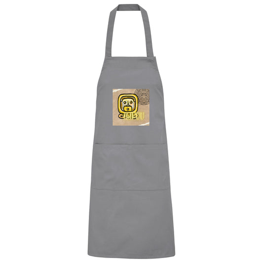 Organic Grillschürze Gelbe Sonne / Barbeque apron Yellow sun