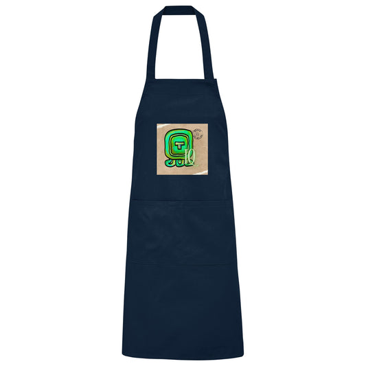 Organic Grillschürze Weißer Wind / Barbeque apron White wind