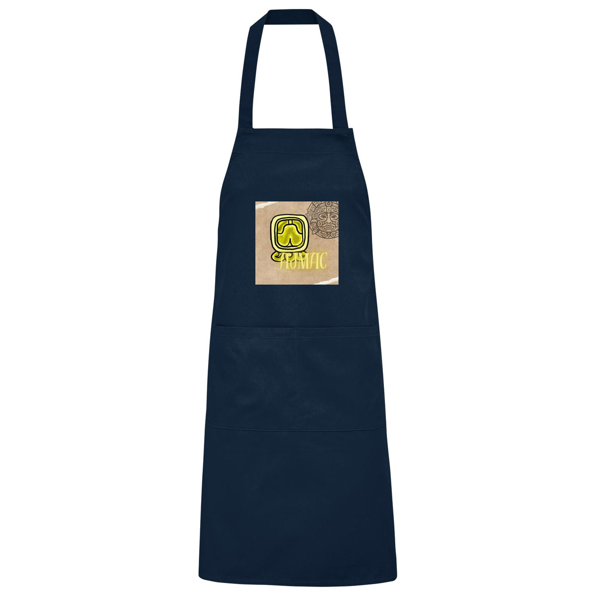 Organic Grillschürze Gelber Weissheit / Barbeque apron yellow wisdom