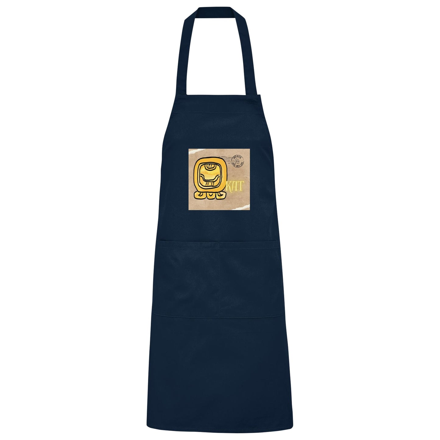 Organic Grillschürze Gelber Same / Barbeque apron Yellow seed