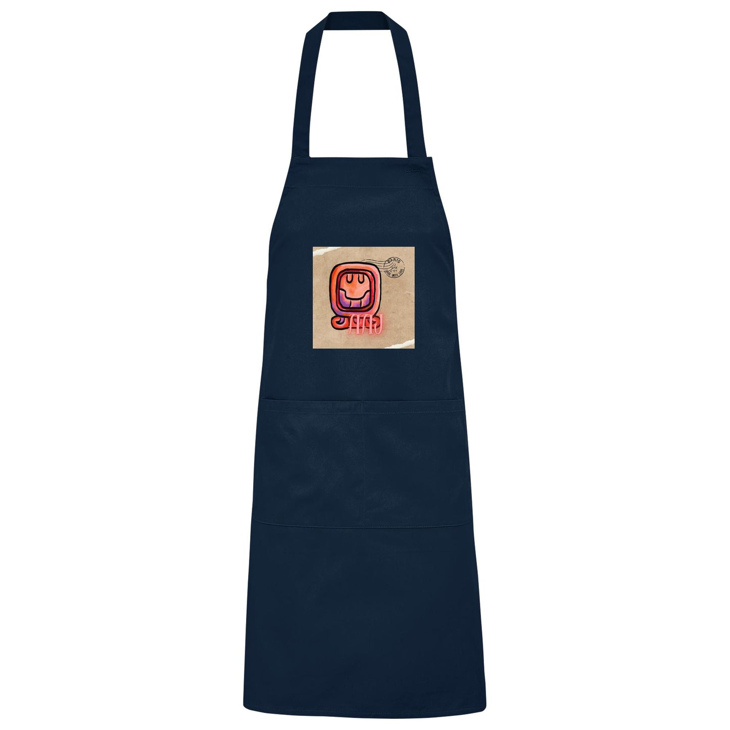 Organic Grillschürze Rotes Schilf / Barbeque apron Red reed