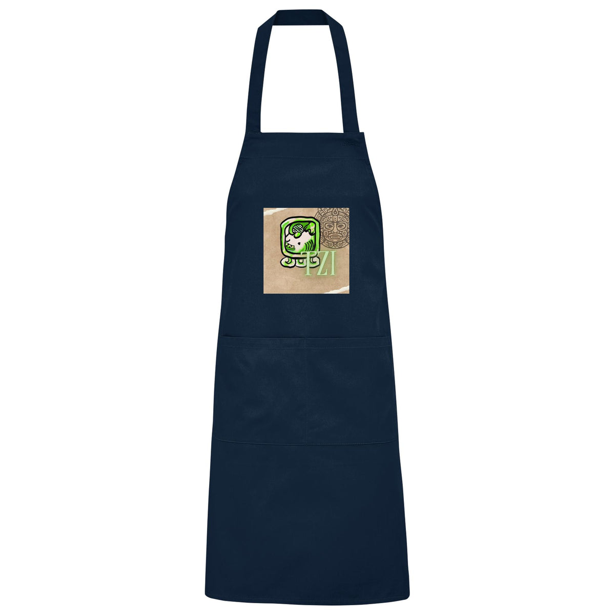 Organic Grillschürze Weißer Hund / Barbeque apron white dog