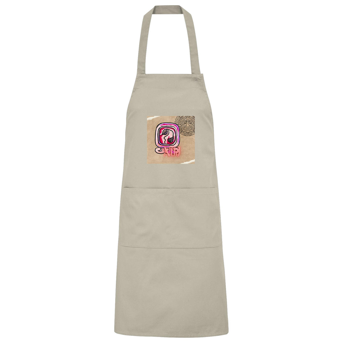 Organic Grillschürze Rote Erde / Barbeque apron red earth