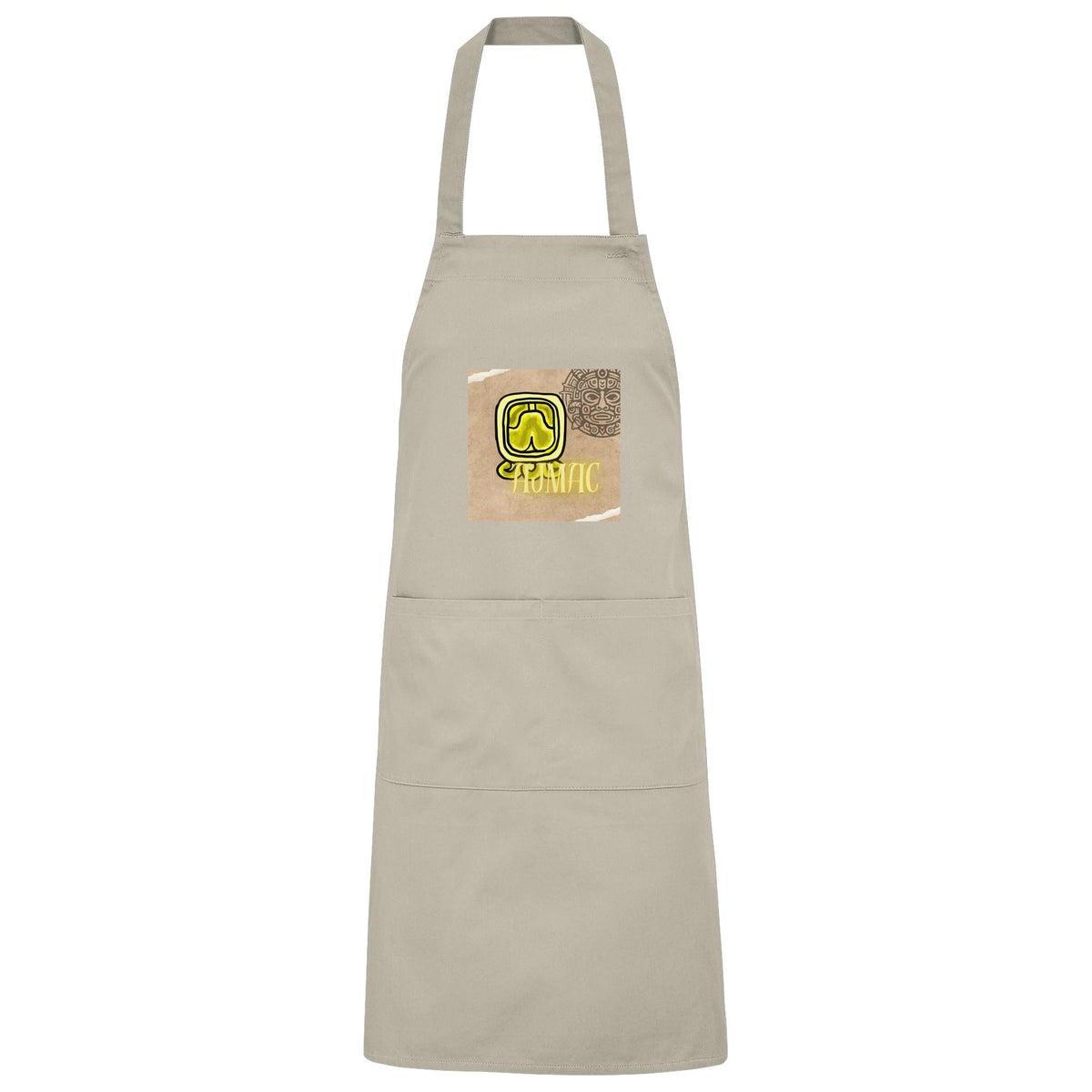 Organic Grillschürze Gelber Weissheit / Barbeque apron yellow wisdom