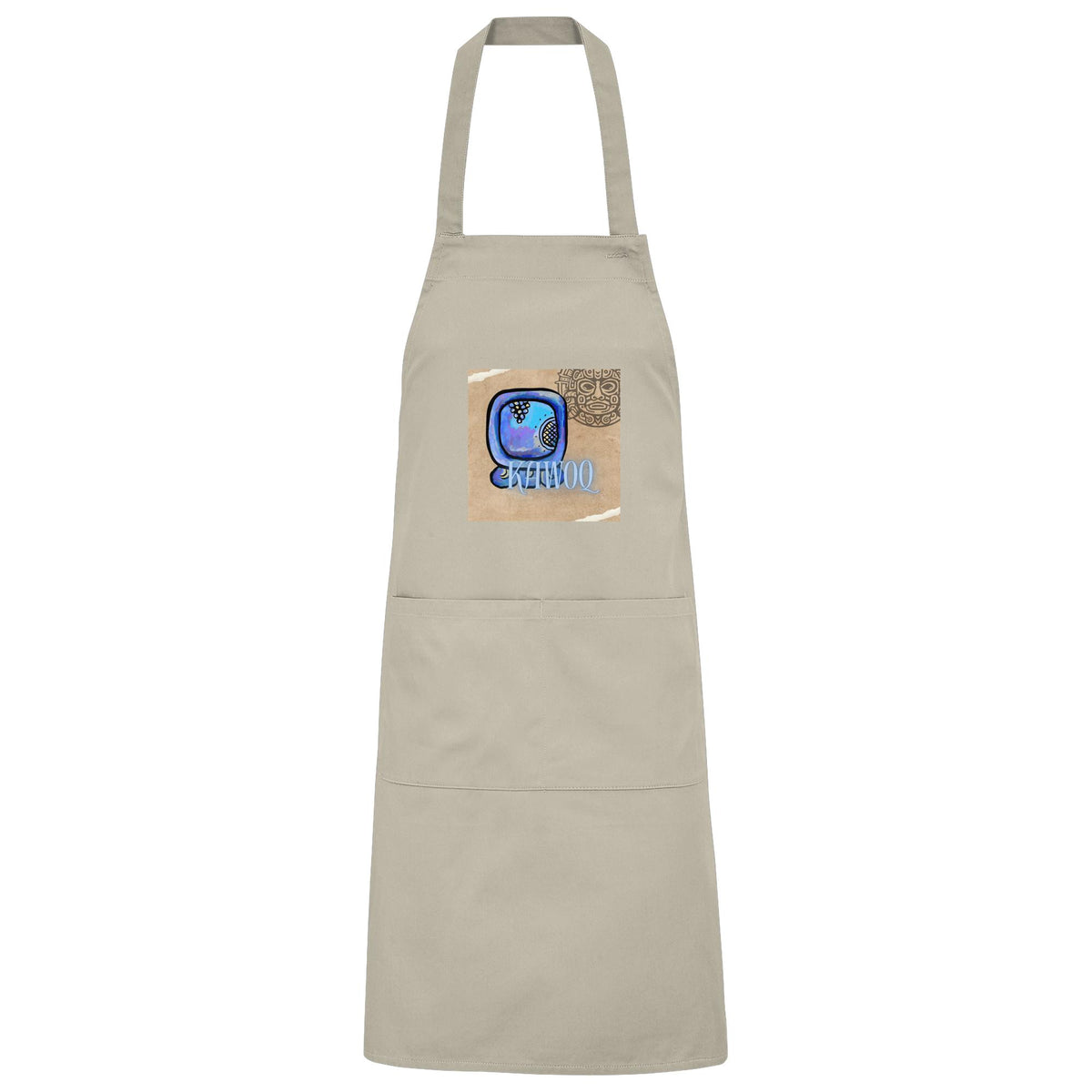 Organic Grillschürze Blauer Storm / Barbeque apron Blue storm