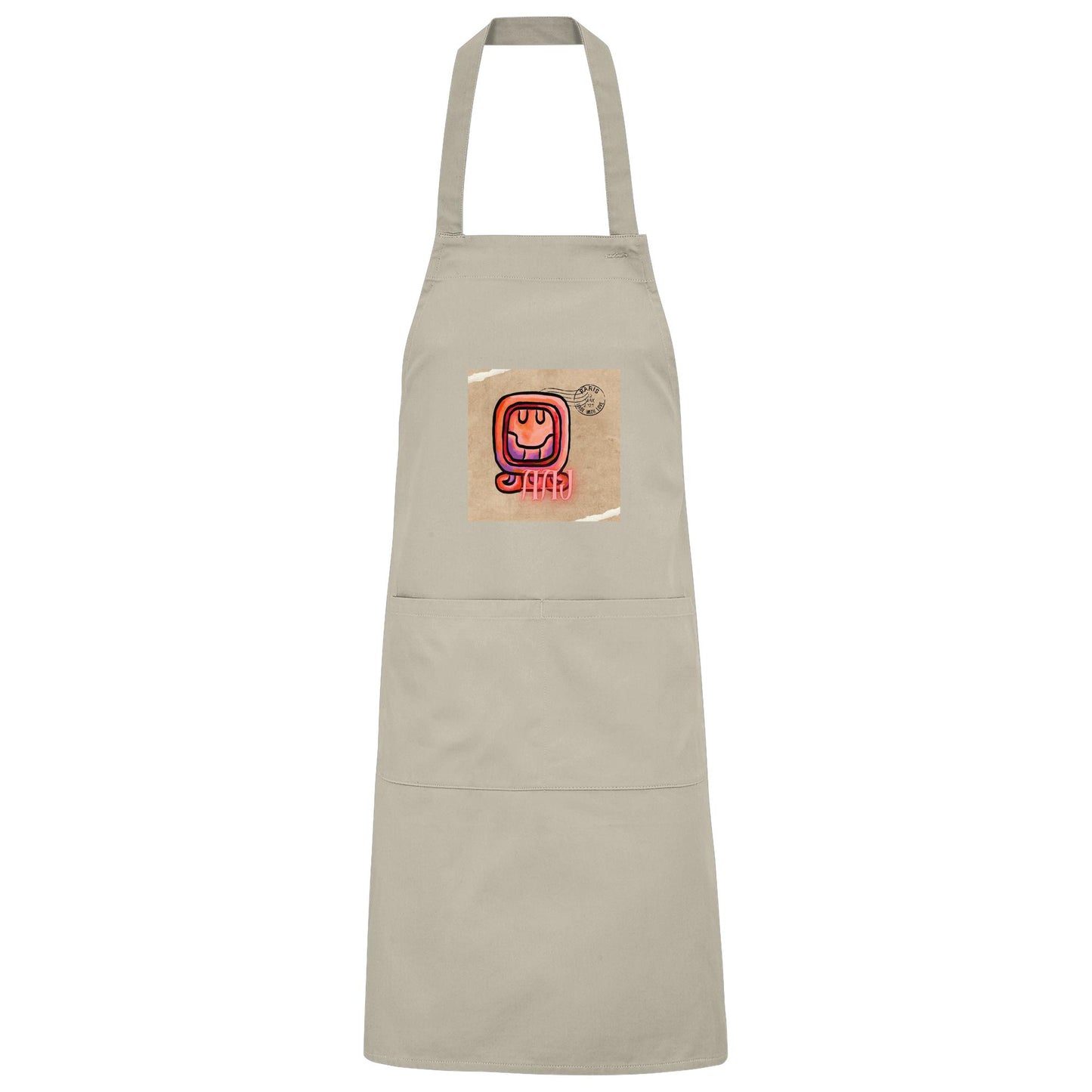 Organic Grillschürze Rotes Schilf / Barbeque apron Red reed