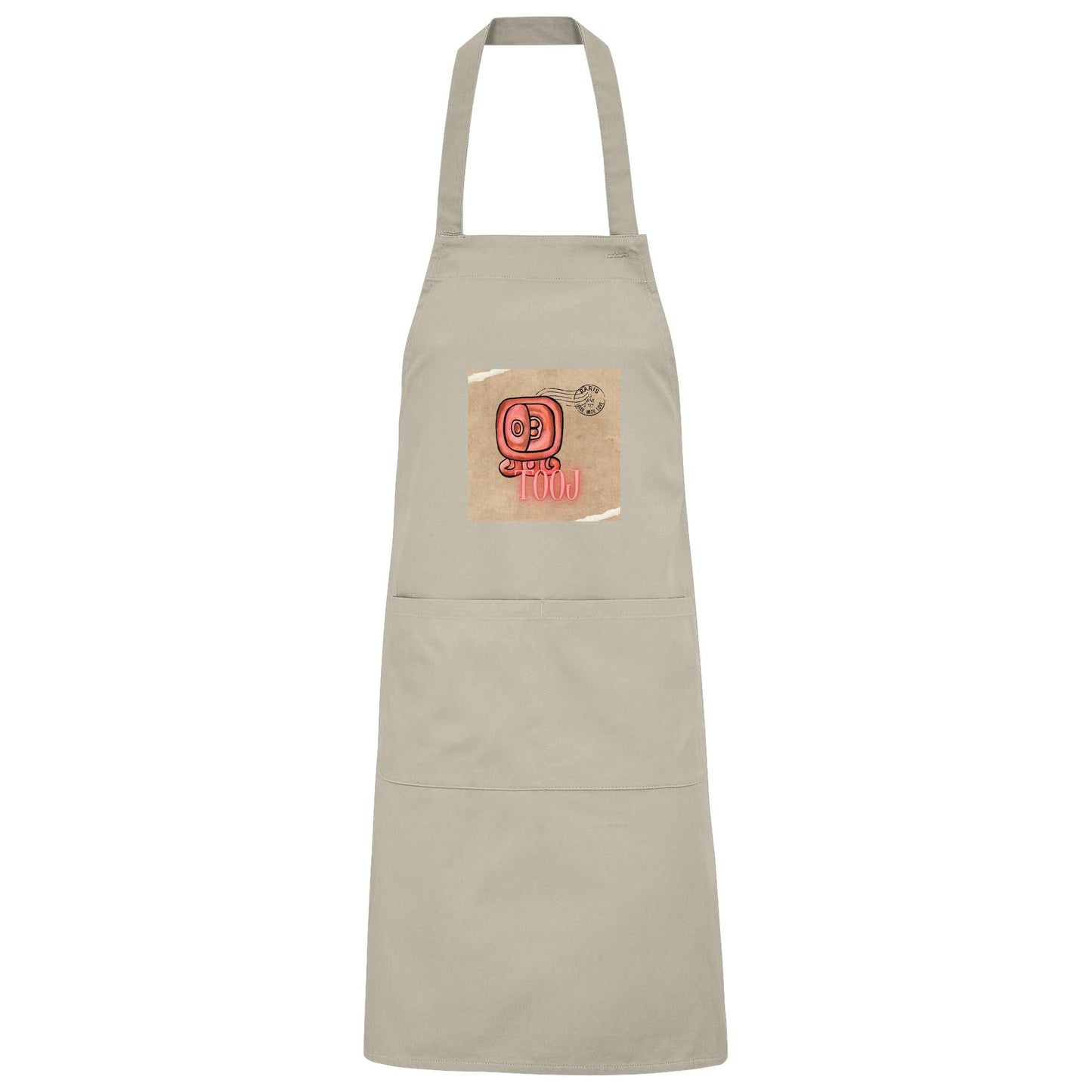 Organic Grillschürze Rote Hingabe / Barbeque apron Red offering