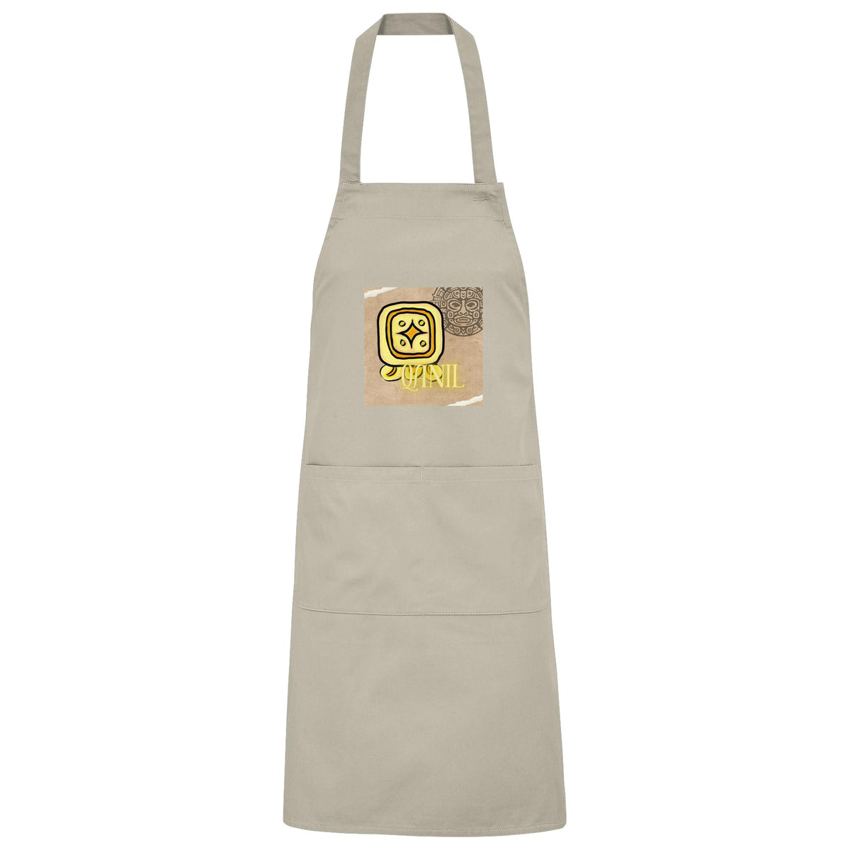 Organic Grillschürze Gelber Stern / Barbeque apron yellow star