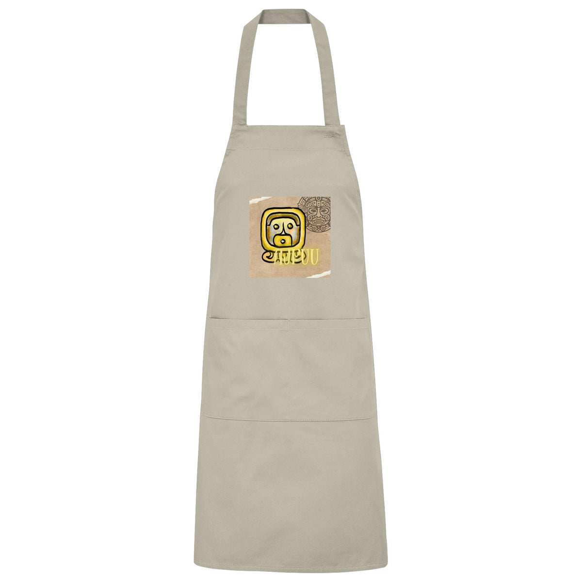Organic Grillschürze Gelbe Sonne / Barbeque apron Yellow sun