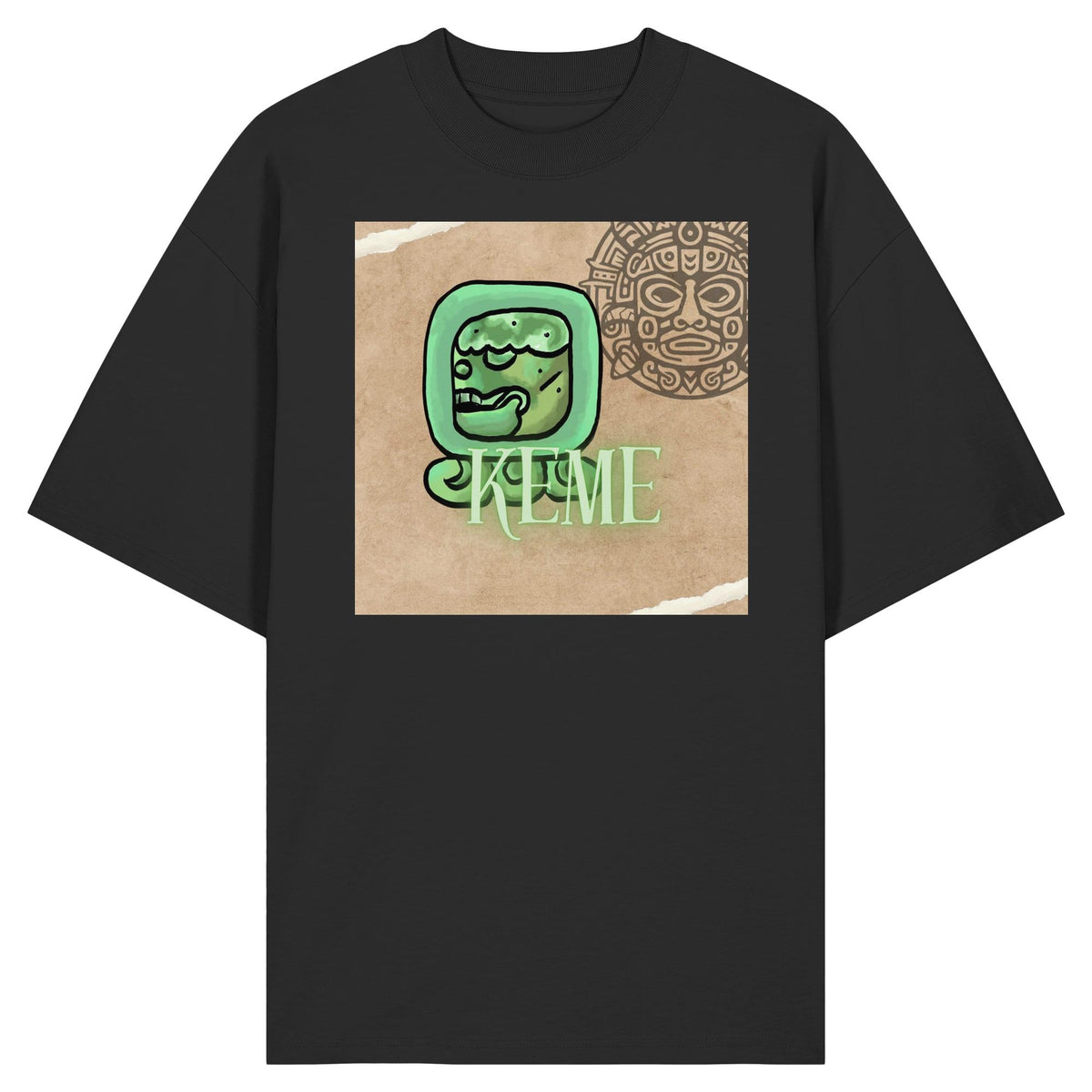 Organic Oversize Shirt - Weißer Tot / white death