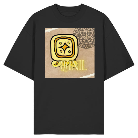 Organic Oversize Shirt - Gelber Stern / yellow star