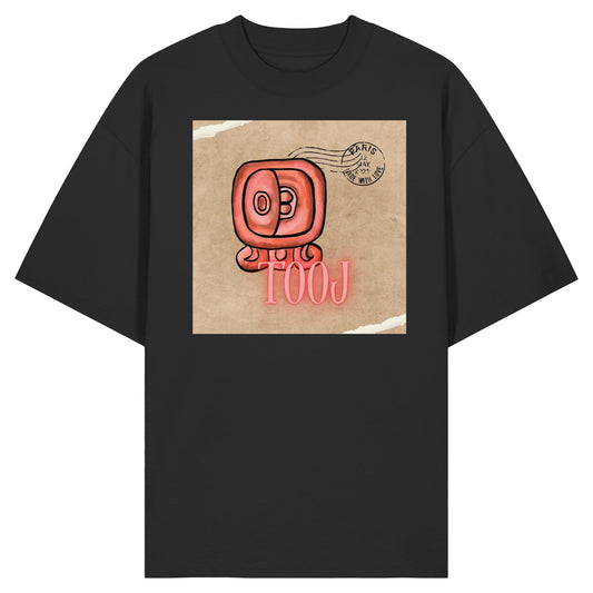 Organic Oversize Shirt - Rote Hingabe / Red offering