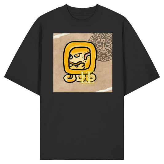 Organic Oversize Shirt - Gelbe Straße / yellow road