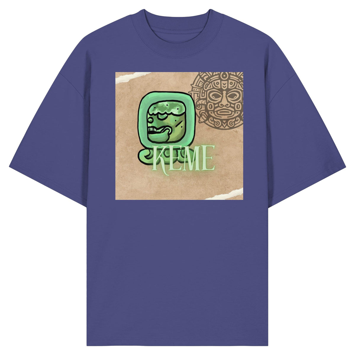 Organic Oversize Shirt - Weißer Tot / white death