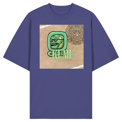 Organic Oversize Shirt - Weißer Tot / white death