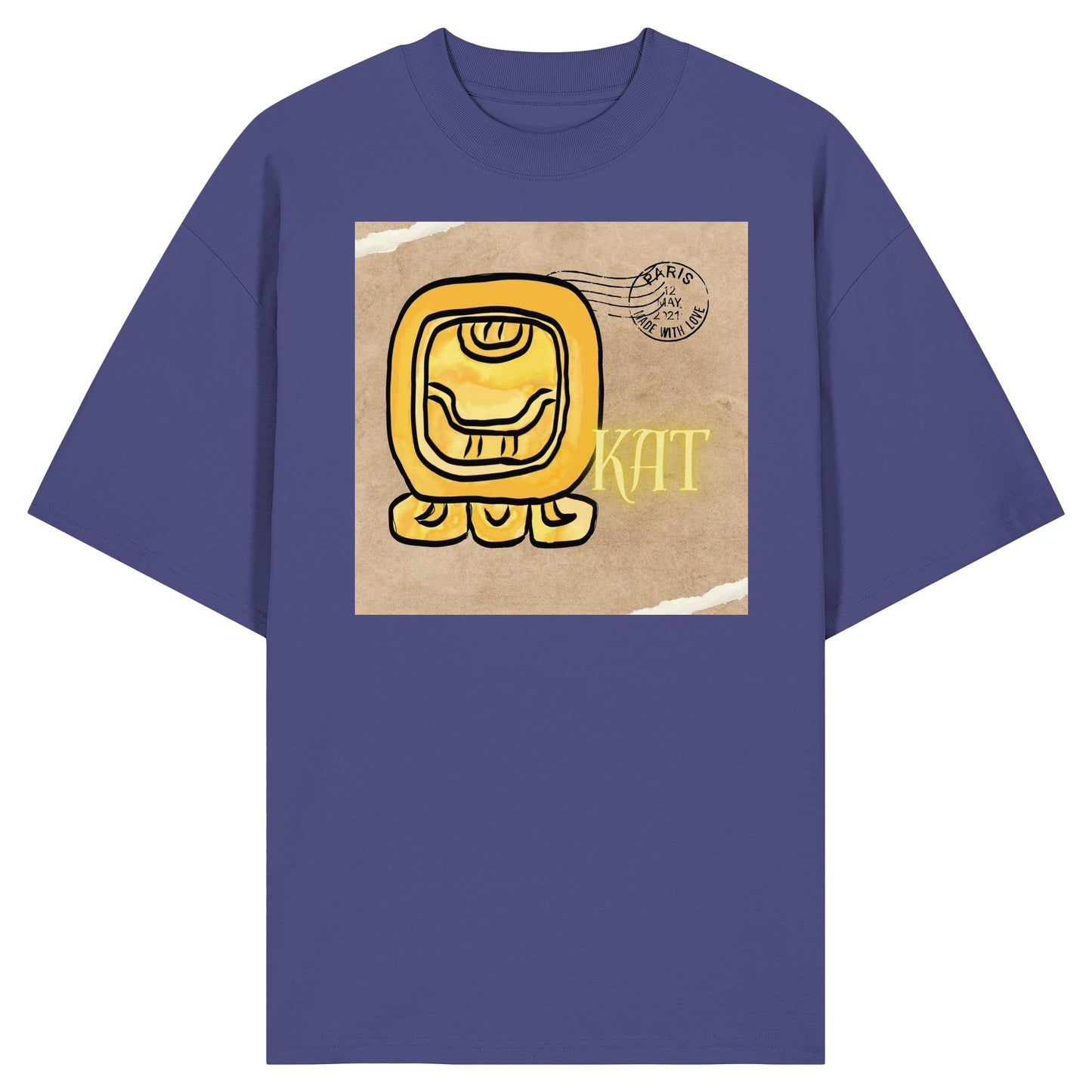 Organic Oversize Shirt - Gelber Same / Yellow seed