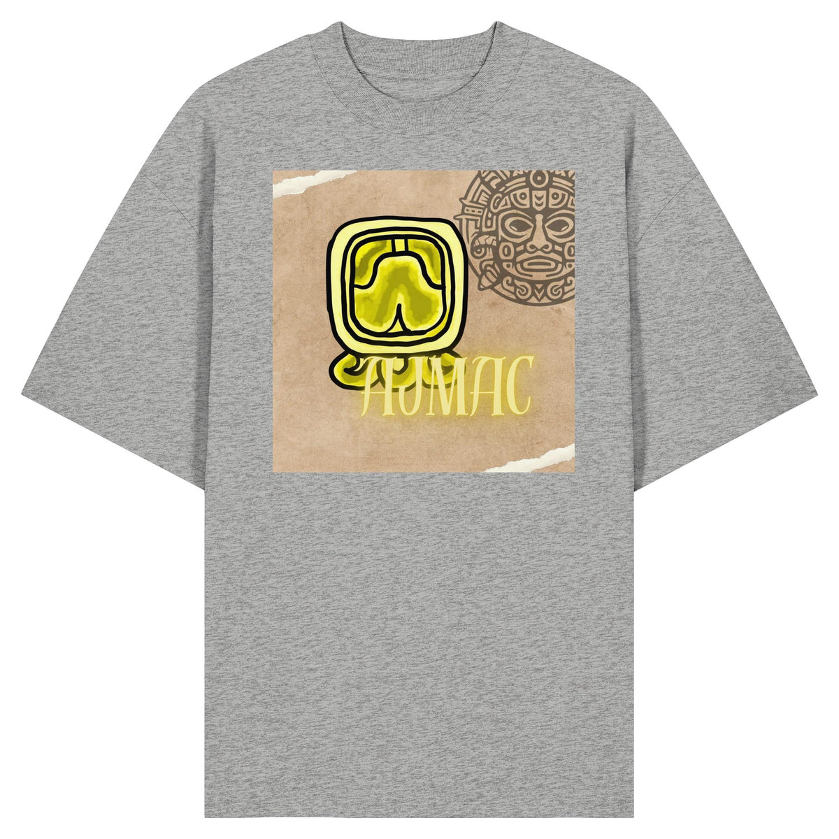 Organic Oversize Shirt - Gelbe Weisheit / yellow wisdom