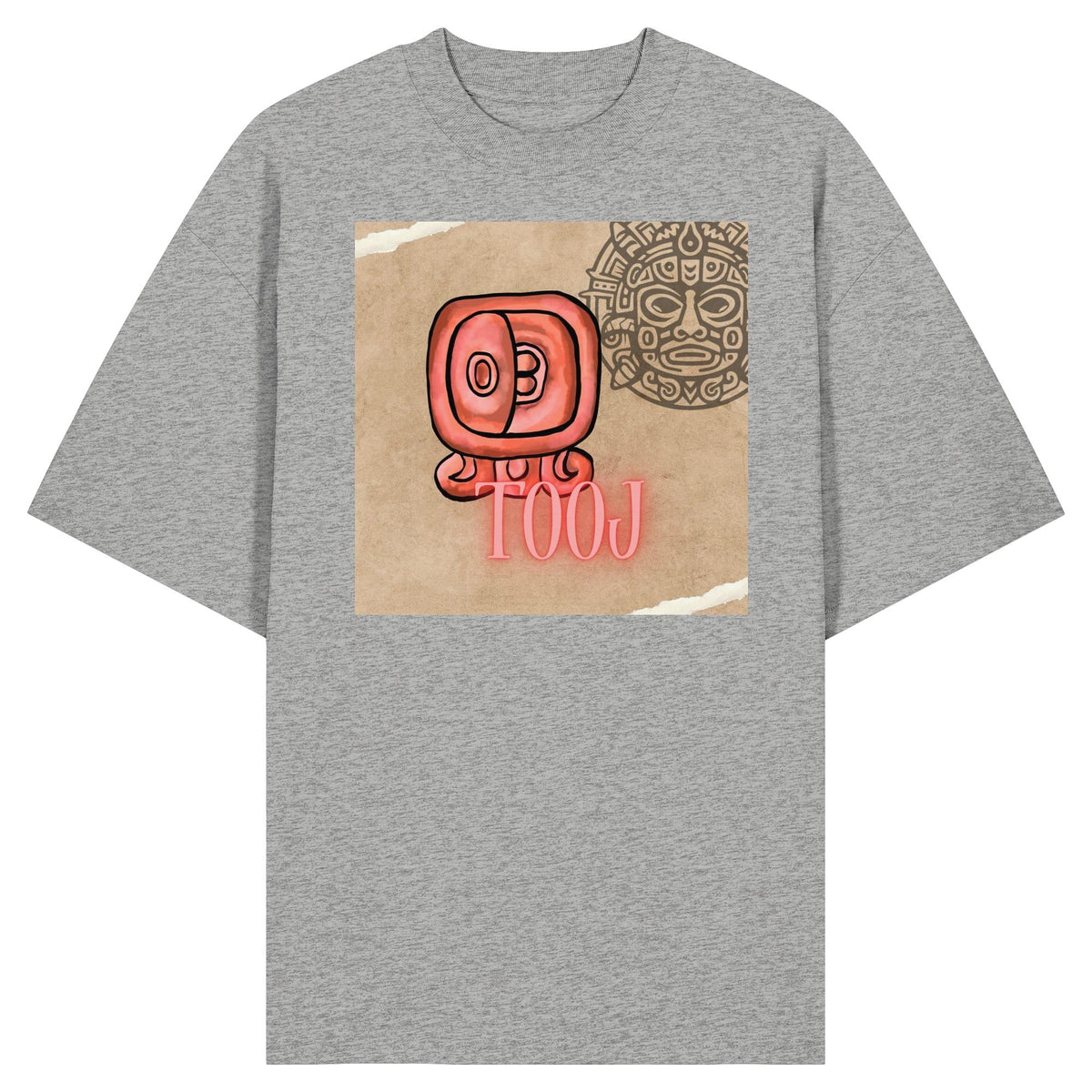 Organic Oversize Shirt - Rote Hingabe / red offering