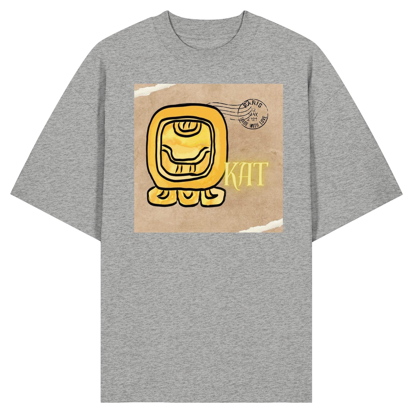 Organic Oversize Shirt - Gelber Same / Yellow seed