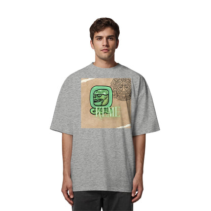 Organic Oversize Shirt - Weißer Tot / white death