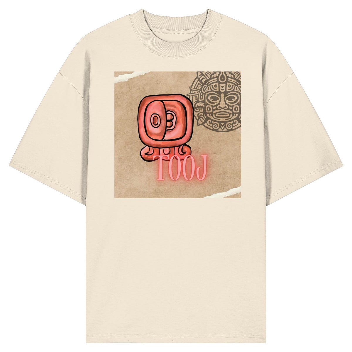 Organic Oversize Shirt - Rote Hingabe / red offering