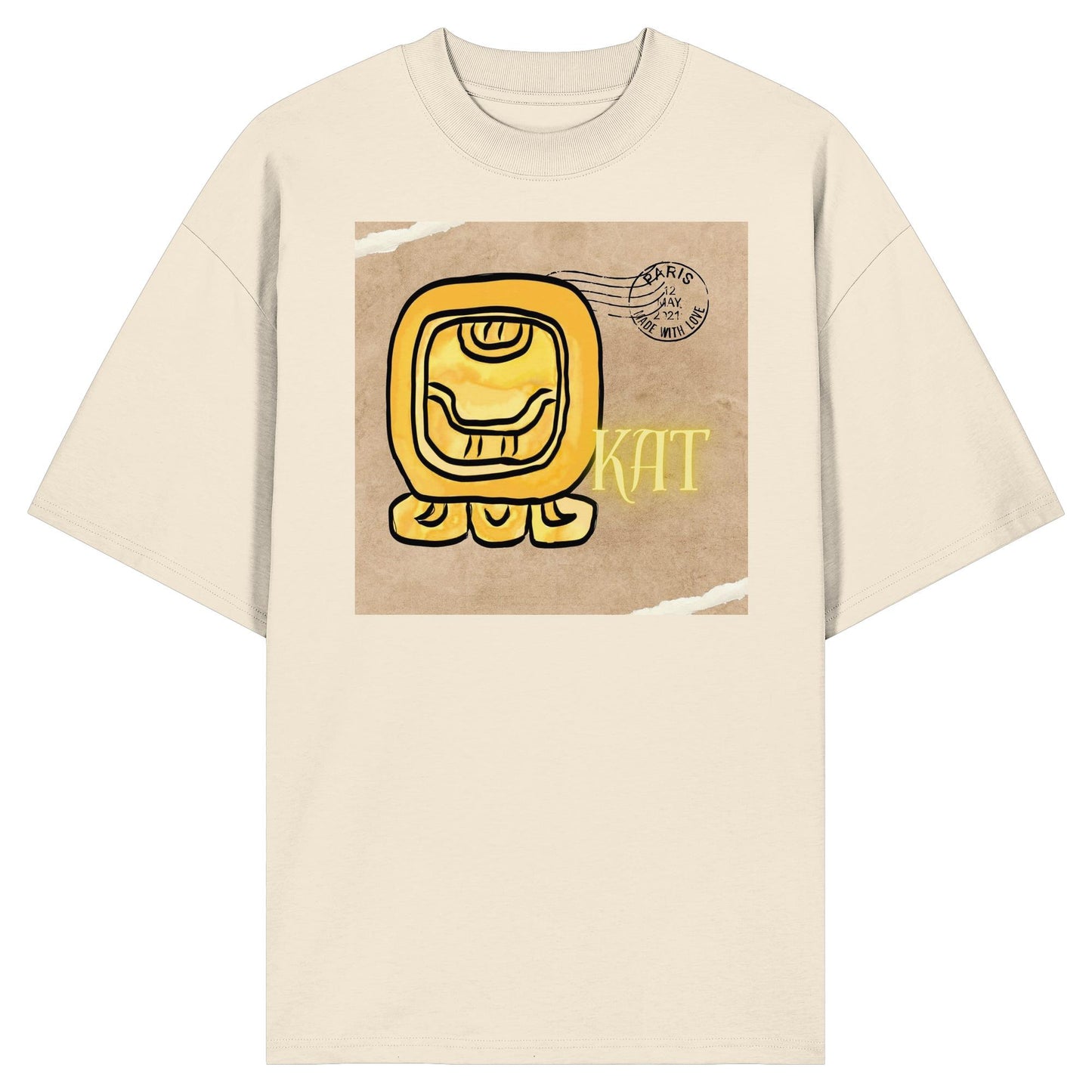 Organic Oversize Shirt - Gelber Same / Yellow seed