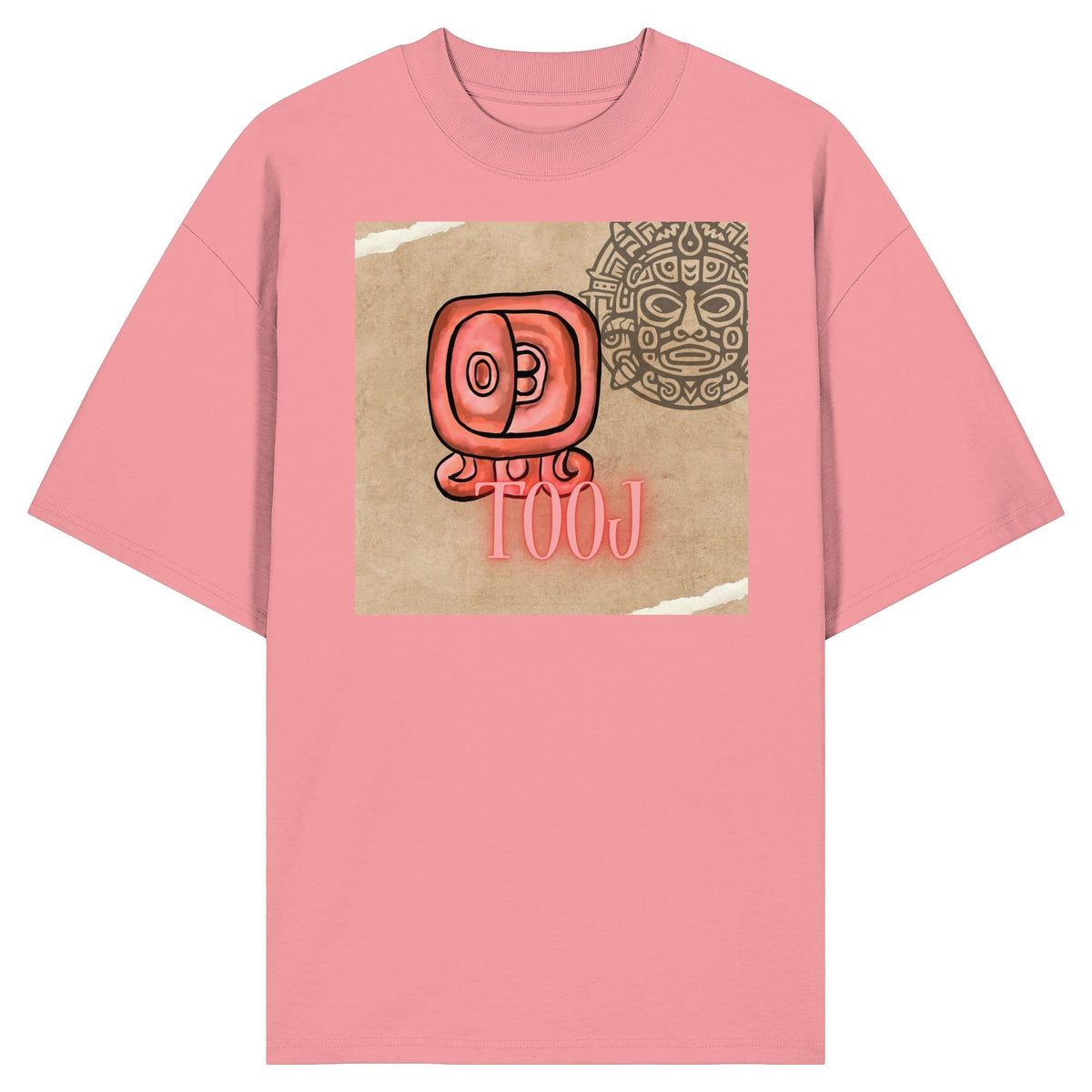 Organic Oversize Shirt - Rote Hingabe / red offering