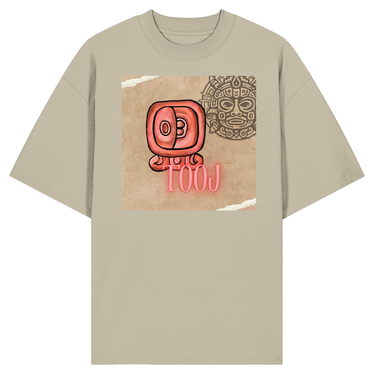 Organic Oversize Shirt - Rote Hingabe / red offering