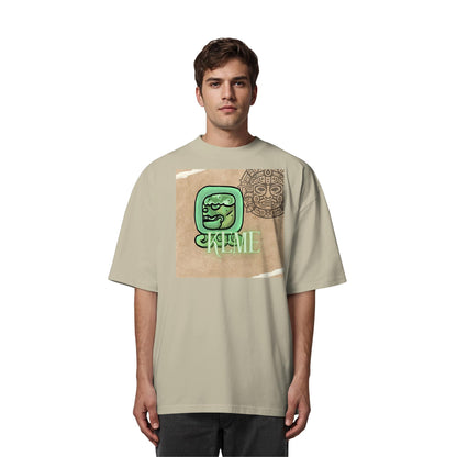 Organic Oversize Shirt - Weißer Tot / white death