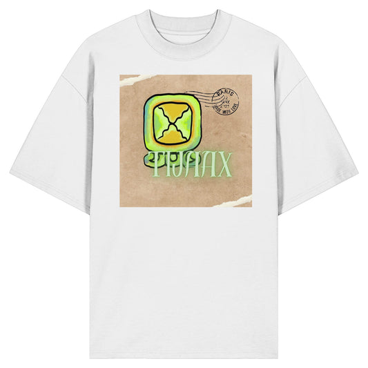 Organic Oversize Shirt - Weißer Zündstein / White flint