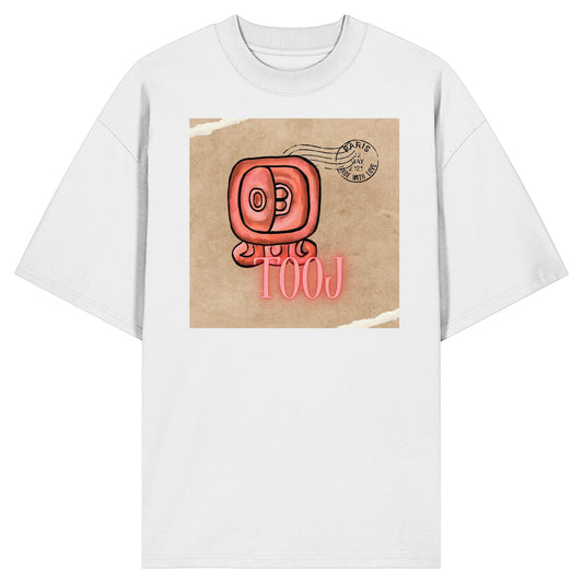 Organic Oversize Shirt - Rote Hingabe / Red offering