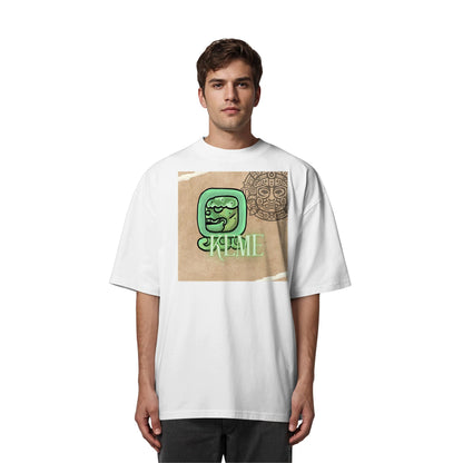 Organic Oversize Shirt - Weißer Tot / white death