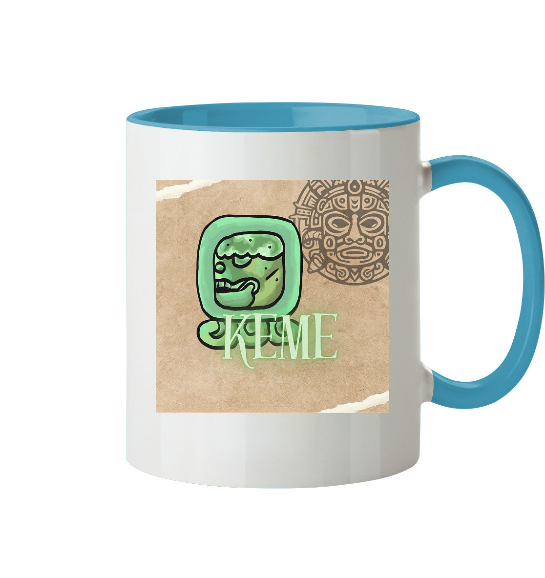 Tasse zweifarbig Weißer Tot - Two tone cup white death