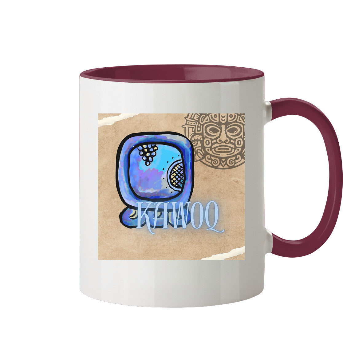 Tasse zweifarbig Blauer Sturm - Two tone cup blue storm