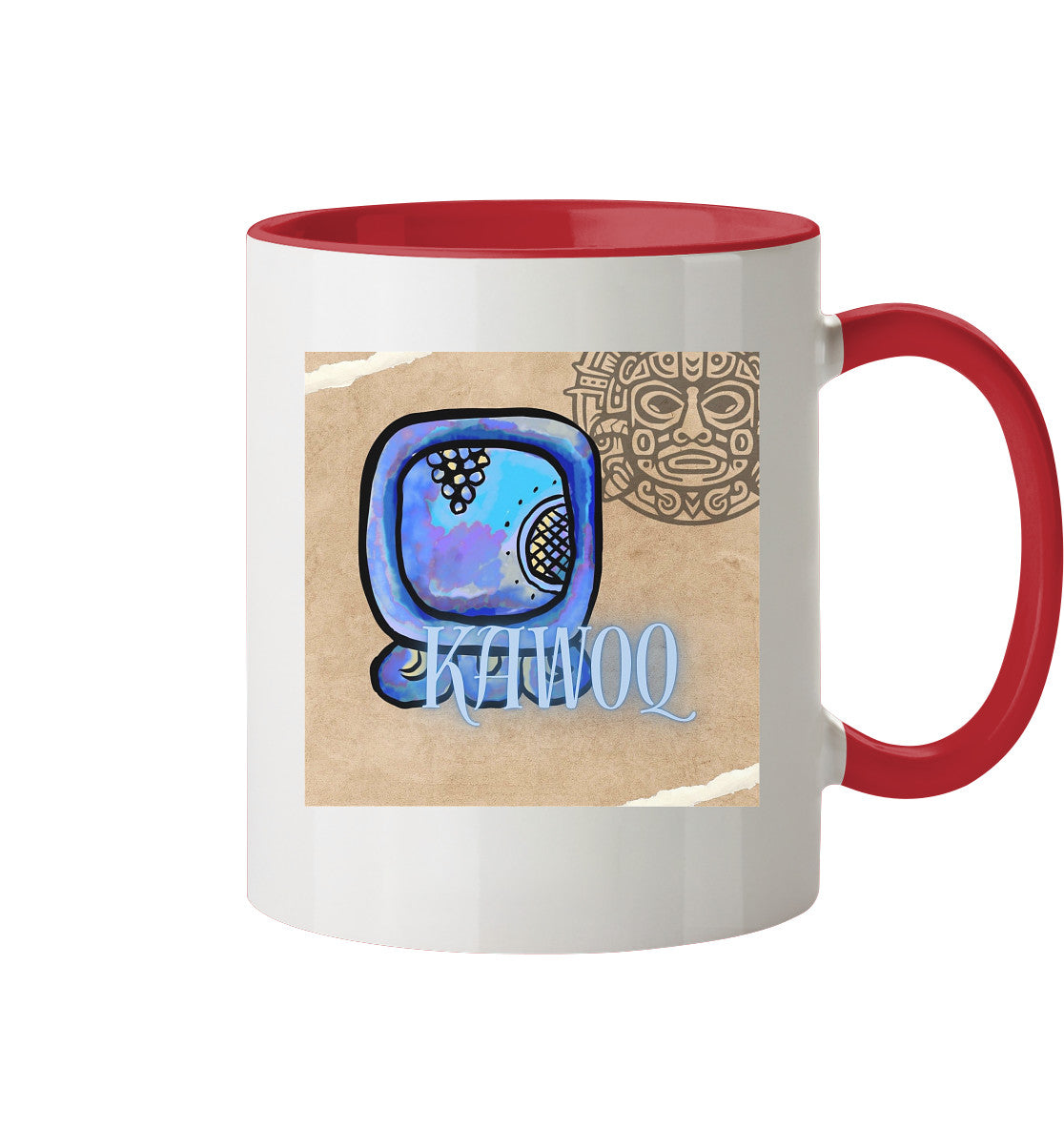 Tasse zweifarbig Blauer Sturm - Two tone cup blue storm