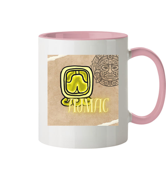 Tasse zweifarbig Gelbe Weisheit / Two tone cup yellow wisdom