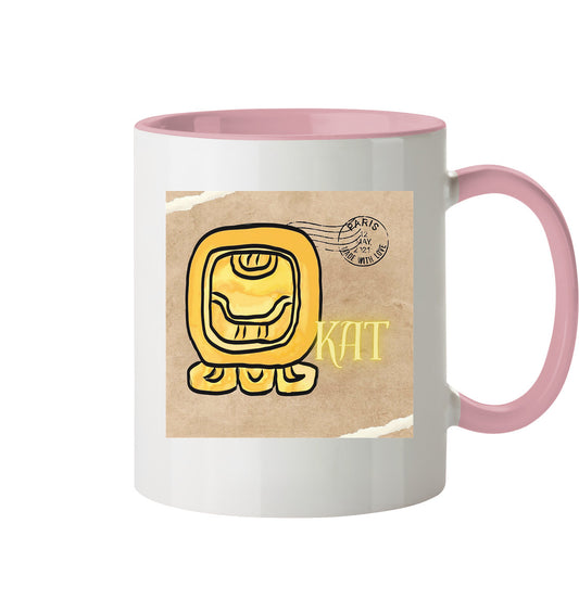 Tasse zweifarbig Gelber Same - Two tone cup Yellow seed