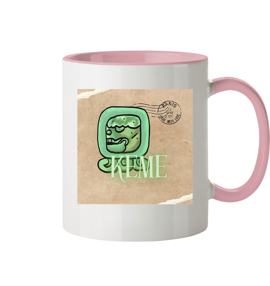 Tasse zweifarbig Weißer Tot - Two tone cup White death