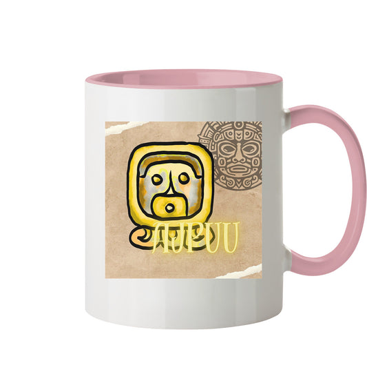 Tasse zweifarbig Gelbe Sonne - Two tone cup yellow sun