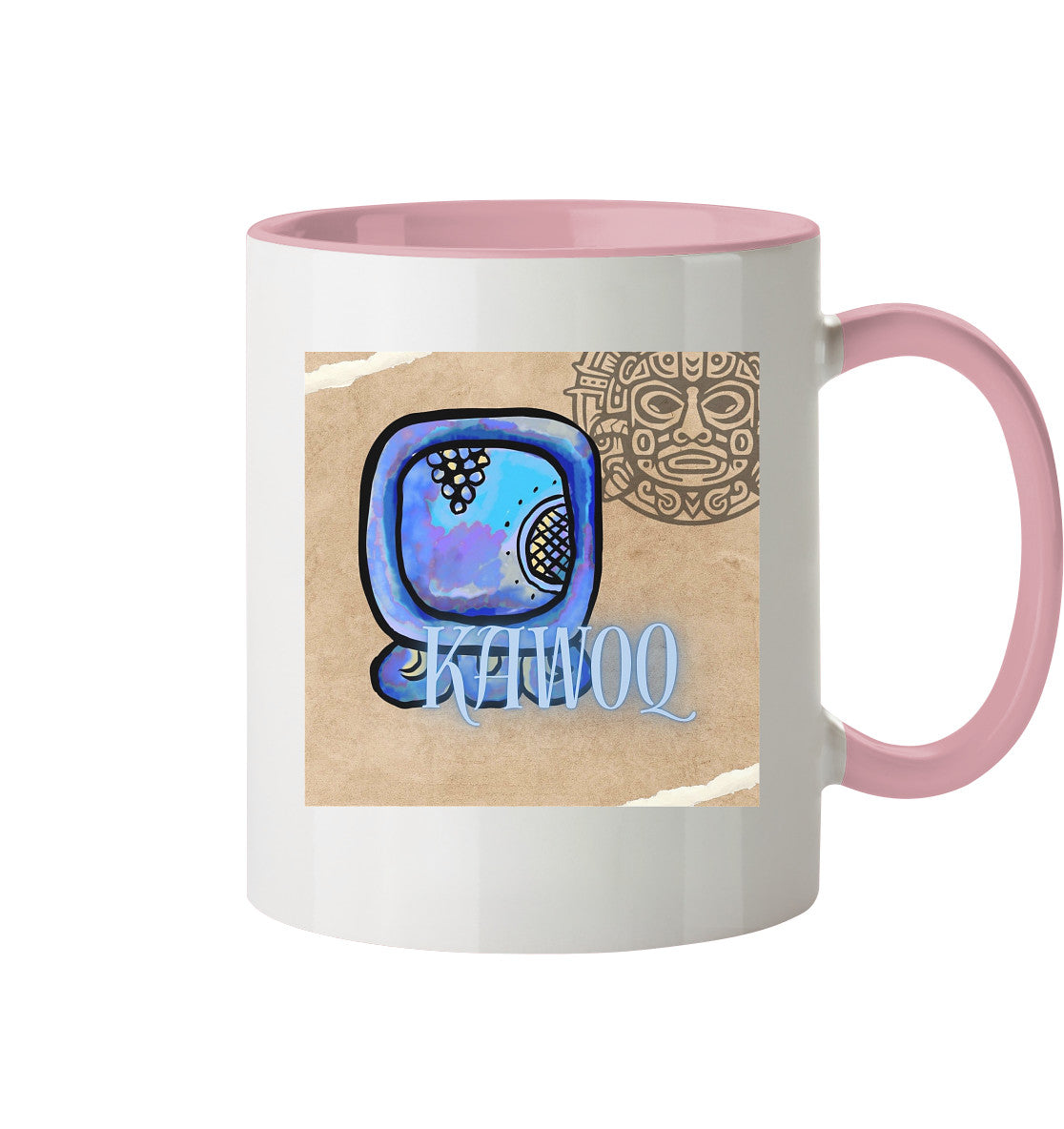 Tasse zweifarbig Blauer Sturm - Two tone cup blue storm