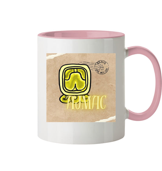 Tasse zweifarbig Gelbe Weisheit - Two tone cup Yellow wisdom