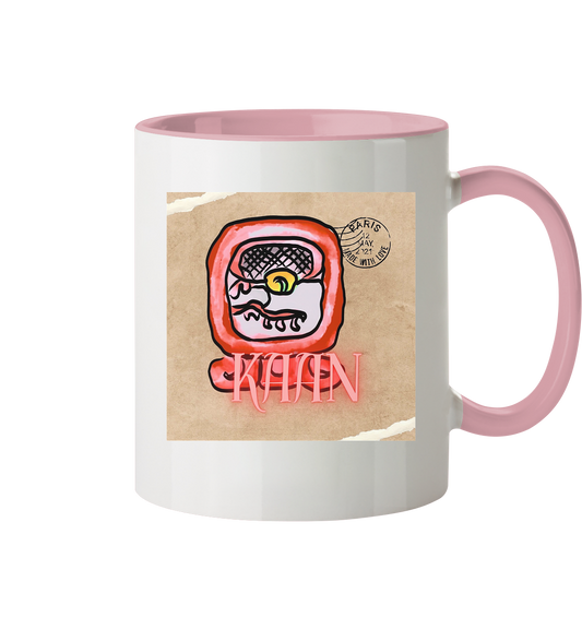 Tasse zweifarbig Roter Schlange - Two tone cup Red serpent