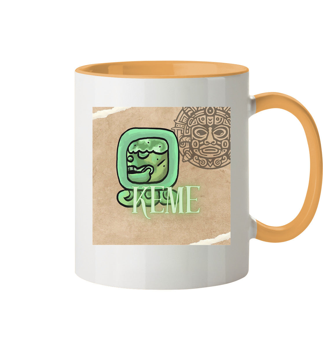 Tasse zweifarbig Weißer Tot - Two tone cup white death