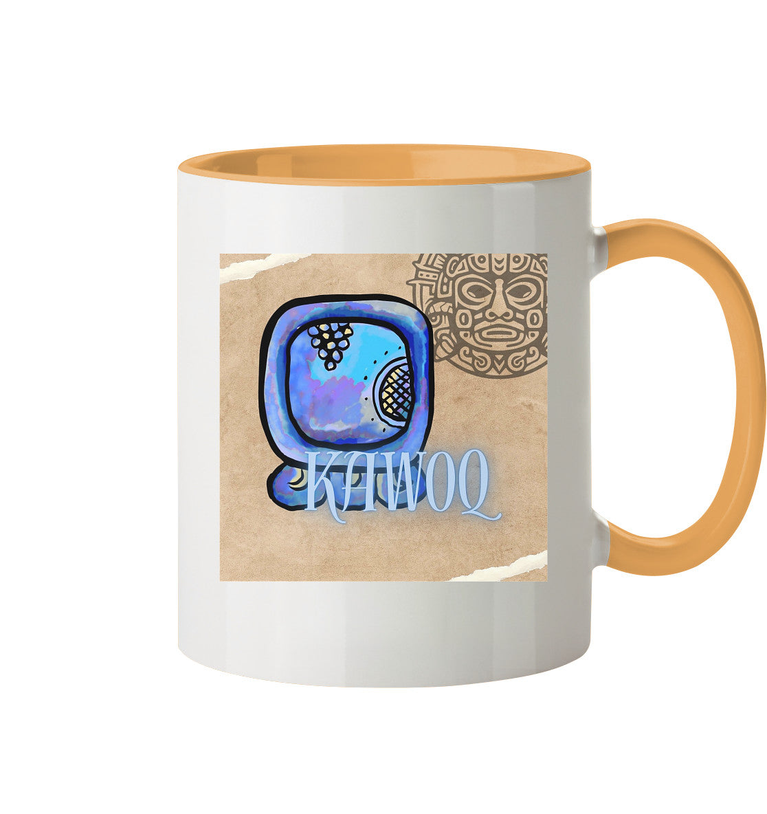 Tasse zweifarbig Blauer Sturm - Two tone cup blue storm