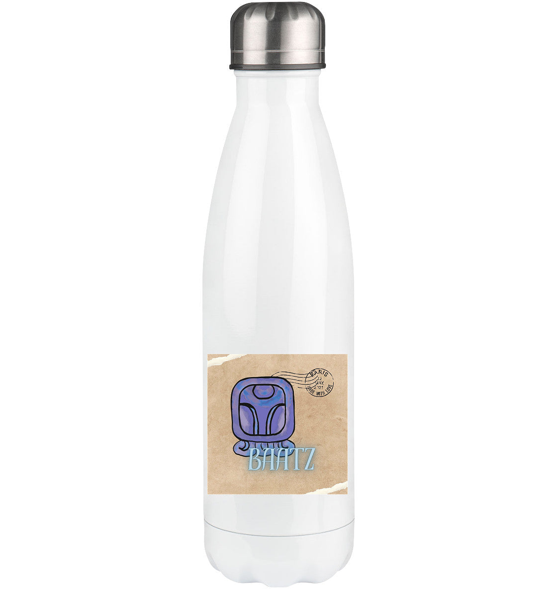 Thermoflasche 500ml Blauer Affe / Thermos flask 500ml Blue monkey