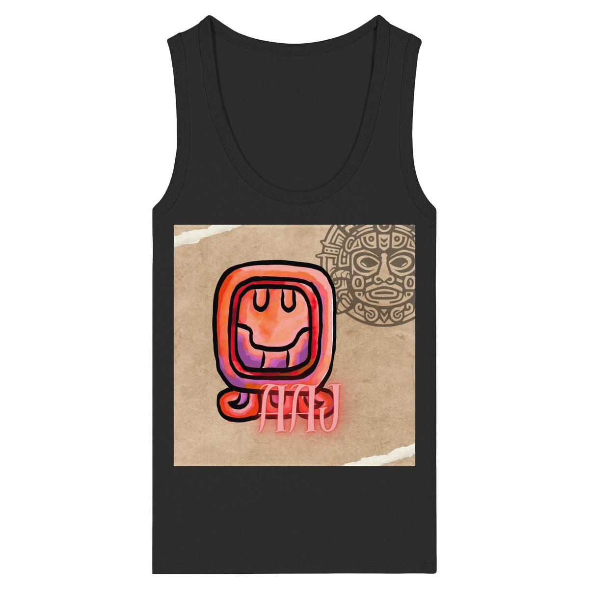 Womens Organic Fitted Tank Top - Rotes Schilf / red reed