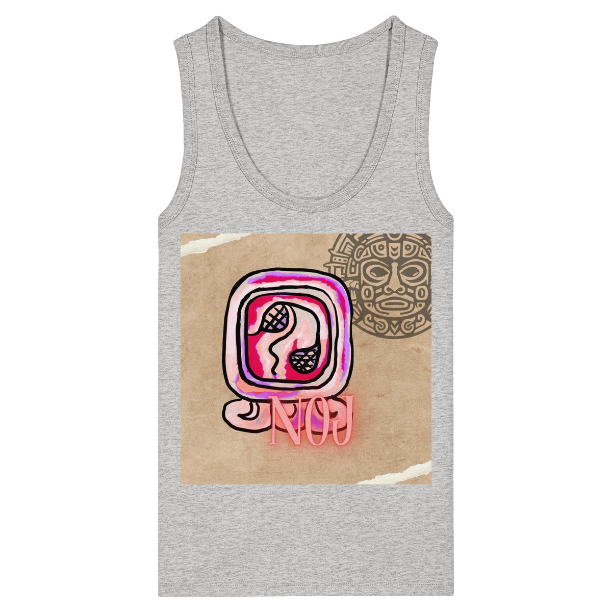 Womens Organic Fitted Tank Top - Rote Erde / red earth